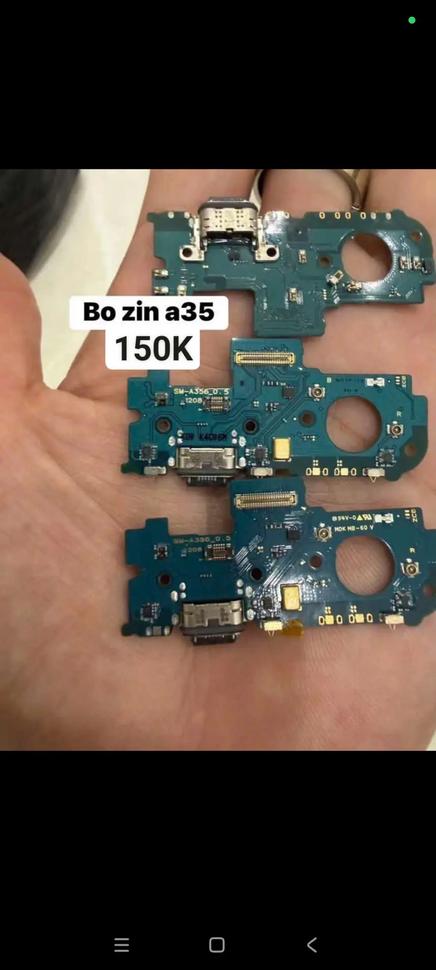 Cụm sạc samsung a35 zin 