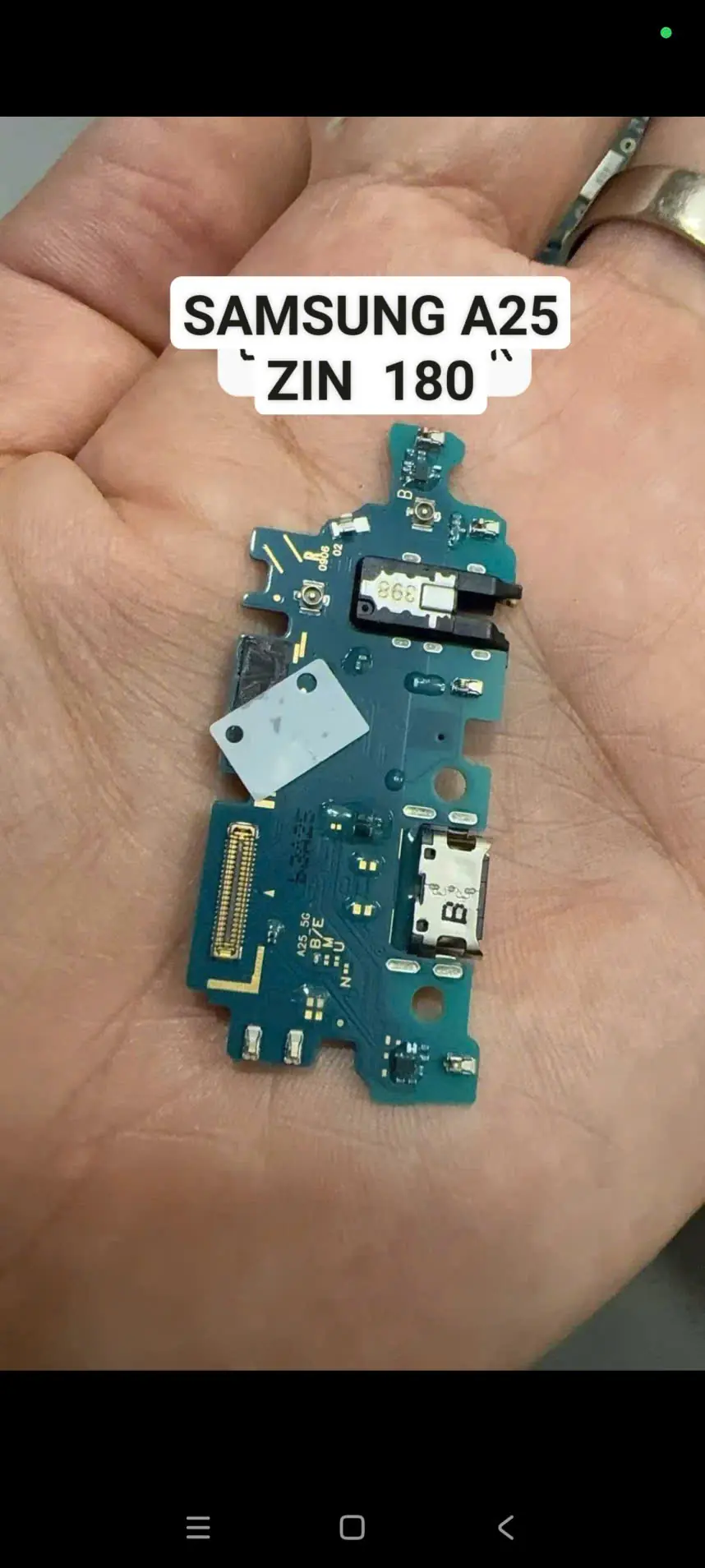 cụm sạc samsung a25 zin 