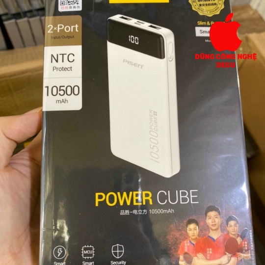 PIN DỰ PHÒNG PISEN TP D03 10.500mAh(CHÍNH HÃNG)