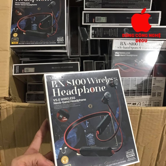 TAI NGHE BLUETOOTH DÂY VÒNG CỔ REMAX S100(CHÍNH HÃNG)