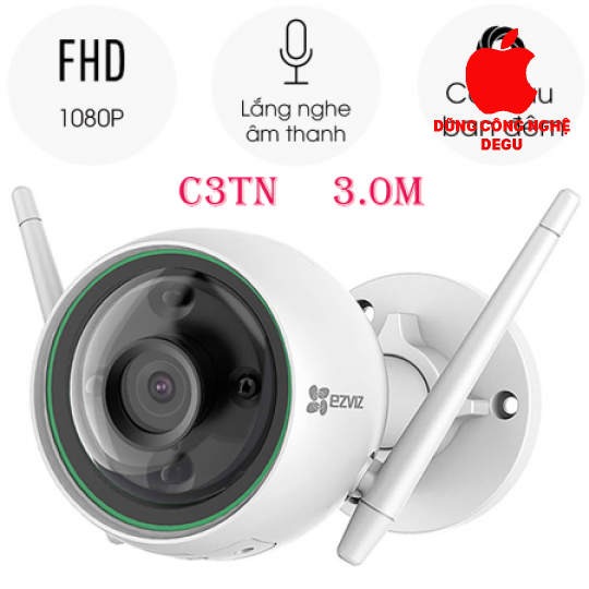 Camera Ezviz OutPro CS C3TN 3MP CÓ MÀU BAN ĐÊM , ĐÀM THOẠI 2 CHIỀU , BÁO ĐỘNG , 2 ANTEN