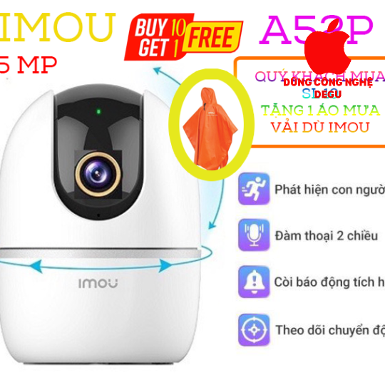 Camera Wifi Imou 5.0Mp IPC-A52P Ranger 2