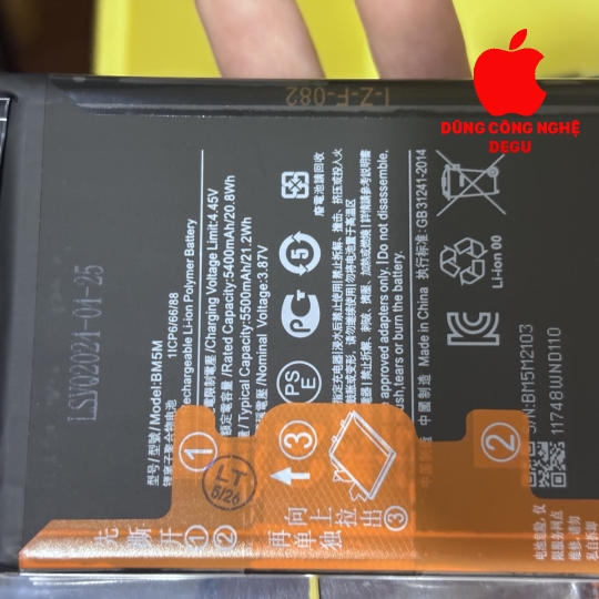 Pin Xiaomi Redmi K60 5GXiaomi Poco F5 Pro mã pin BM5M