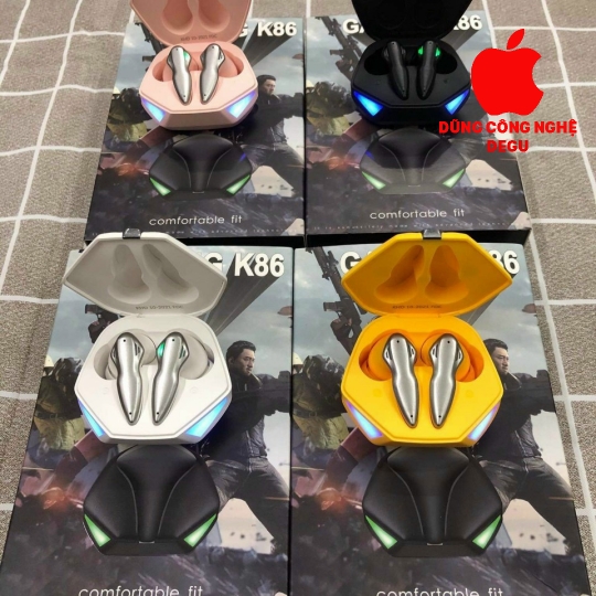 TAI NGHE BLUETOOTH k86 gaming CHUYÊN GAME ( ĐỘ TRỄ THẤP- BASS ẤM) HOT ( TẶNG BAO TAY GAME)