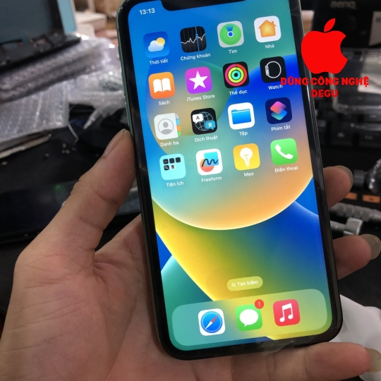màn hình iphone 11 zin máy ép kính đẹp zin 100%