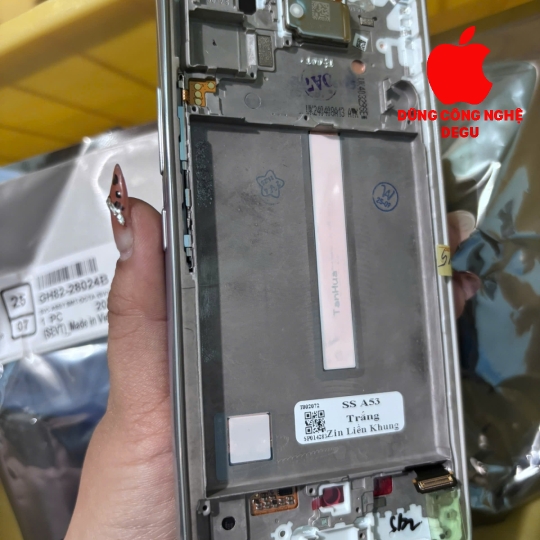 MÀN HÌNH SAMSUNG A53 AMOLED KHUNG TRẮNG ZIN 