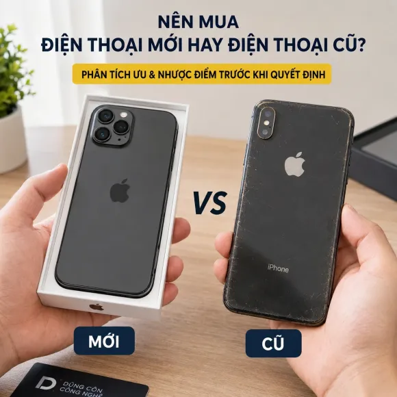 Nên mua điện thoại mới hay điện thoại cũ? Phân tích ưu và nhược điểm trước khi quyết định