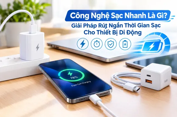 Công Nghệ Sạc Nhanh Là Gì? Ưu Điểm, Nguyên Lý Hoạt Động Và Những Điều Cần Biết