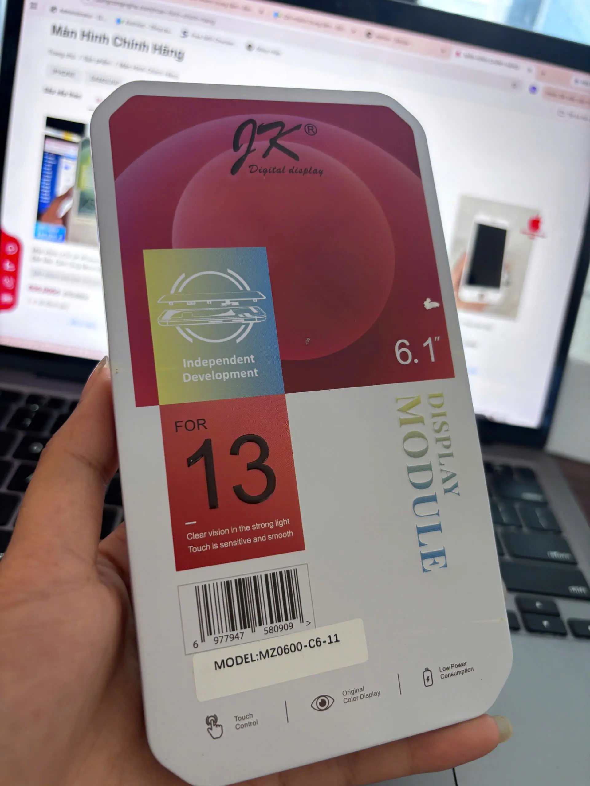 Màn Hình LCD JK iPhone 13 6.1” – Hiển Thị Sắc Nét, Cảm Ứng Mượt