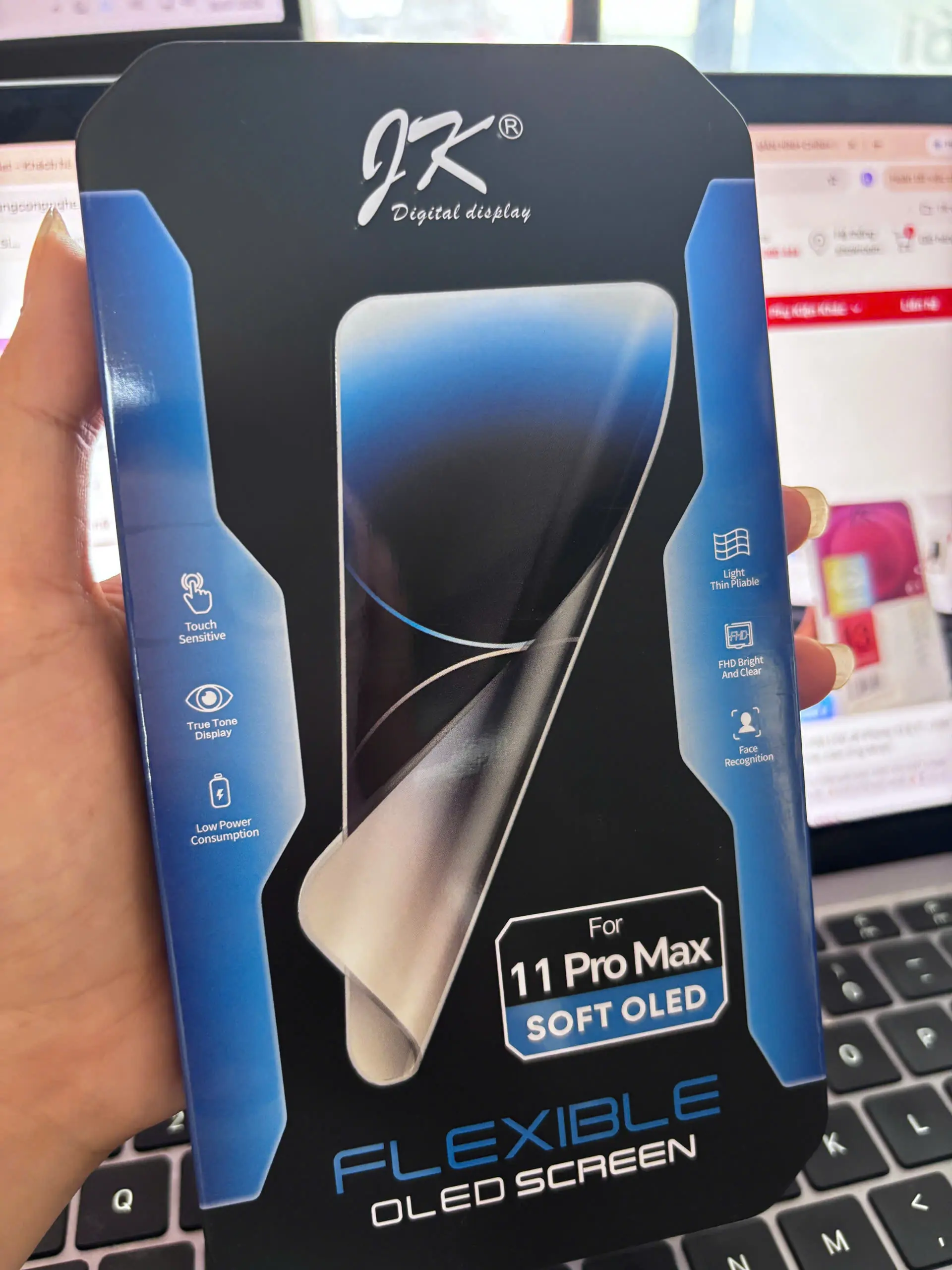 Màn Hình OLED JK iPhone 11 Pro Max 6.5” – Chuẩn Màu, Hiển Thị Đẳng Cấp
