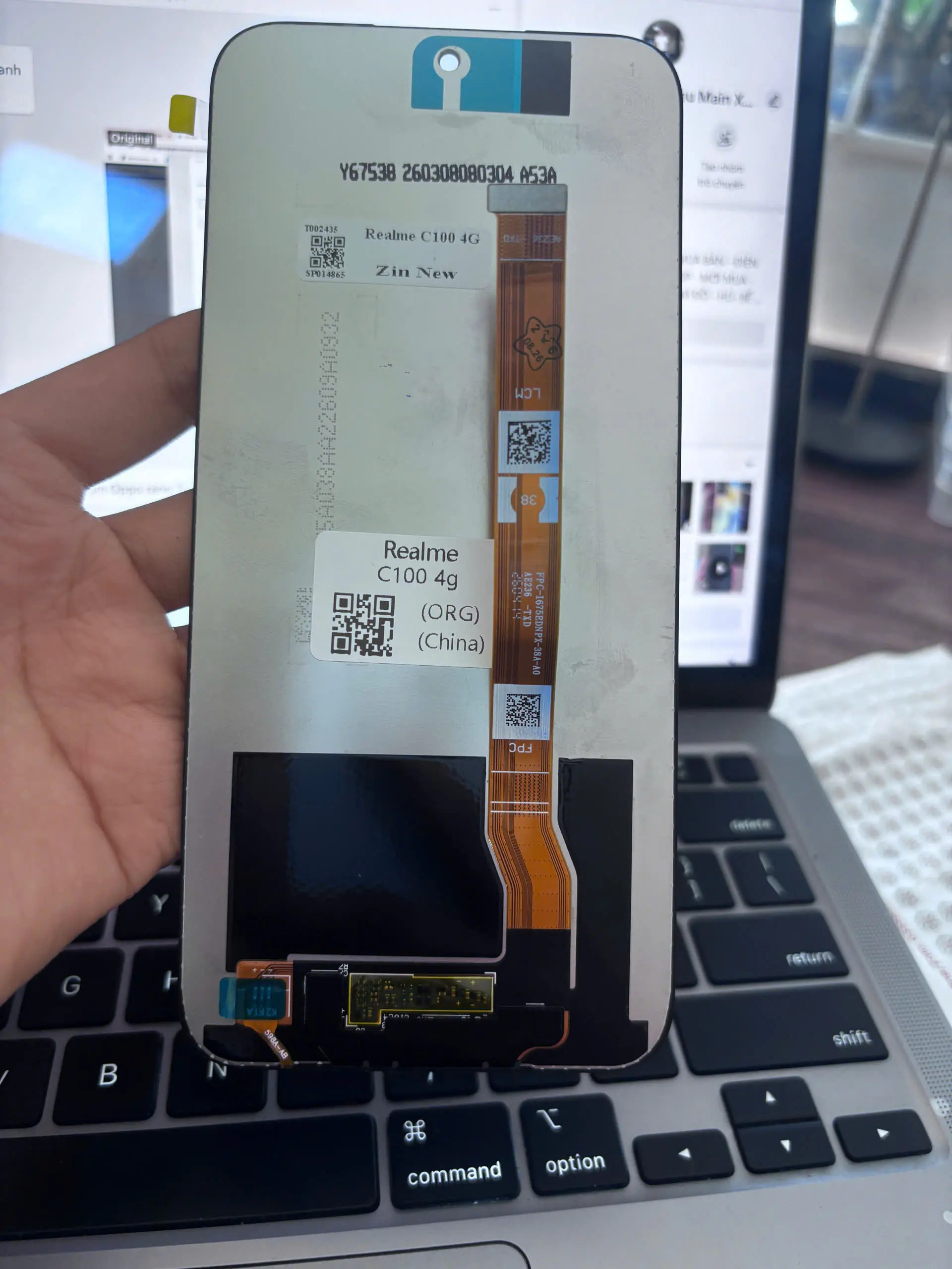 MÀN HÌNH REALME C100 4G ZIN NEW 
