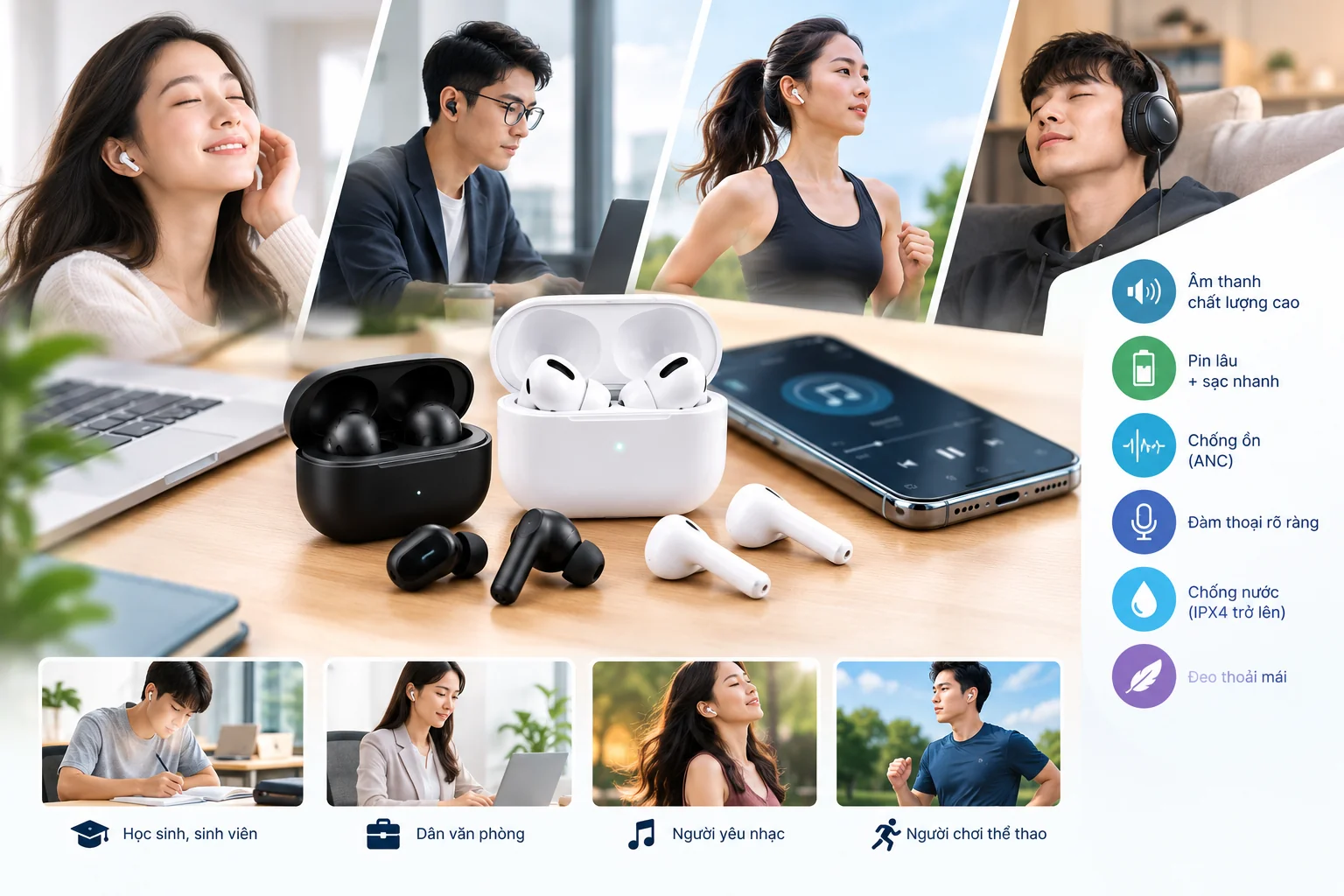  Tai Nghe Bluetooth Loại N&agrave;o Tốt? Hướng Dẫn Chọn Mua